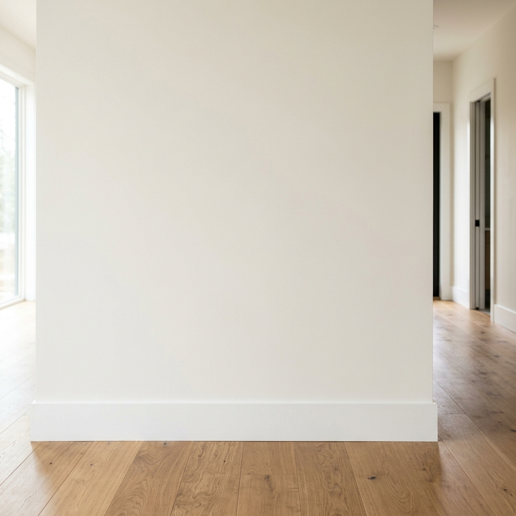 Clean pristine wall