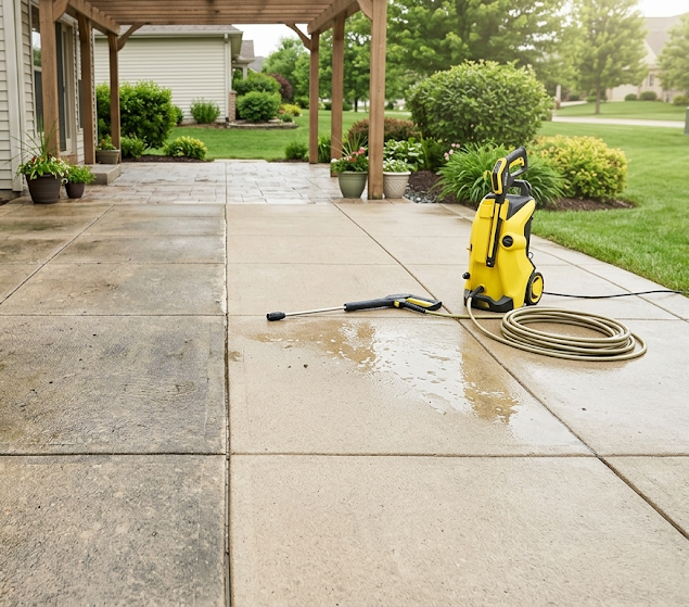 Clean exterior surfaces